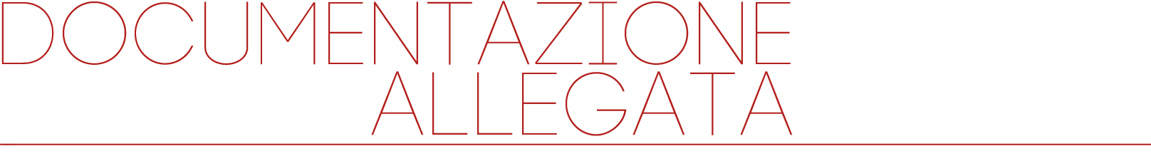 title documentazione allegata red